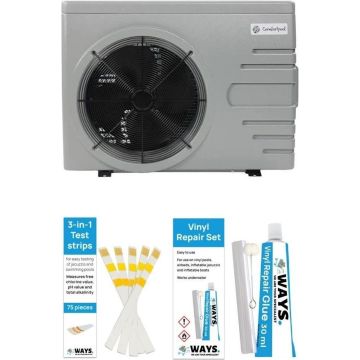 Inverter Pro 13 - Zwembad Warmtepomp &amp; WAYS Combinatieset - 75 Teststrips en Reparatieset