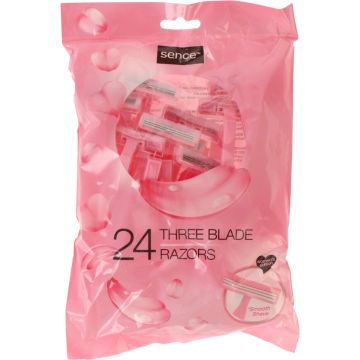 Sence Scheermesjes Three Blades Vrouwen 24 stuks