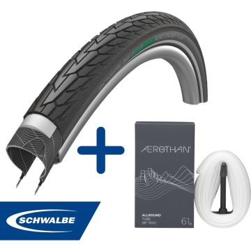 Fietsband - Schwalbe - Buiten- &amp; binnenband - Road Cruiser Plus &amp; SV17E - 28 inch x 1.40 - 2.00 - 60 mm