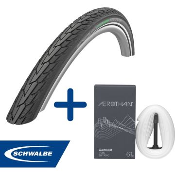 Fietsband - Schwalbe - Buiten- &amp; binnenband - Road Cruiser K-Guard &amp; SV17E - 28 inch x 1.40 - 2.00 - 40 mm