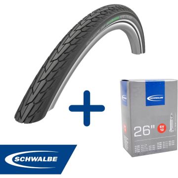 Fietsband - Schwalbe - Buiten- &amp; binnenband - Road Cruiser &amp; SV12 - 26 inch x 1 1/4 - 27.5 inch x 1.75 - 40 mm