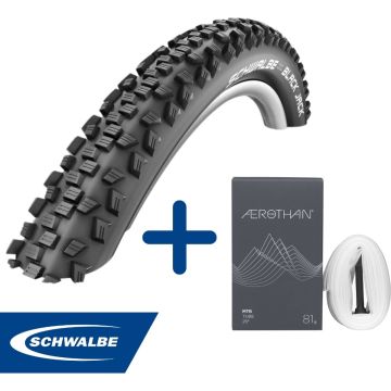 Fietsband - Schwalbe - Buiten- &amp; binnenband - Black Jack K-Guard &amp; SV13E - 26 inch x 2.10 - 2.40 - 40 mm