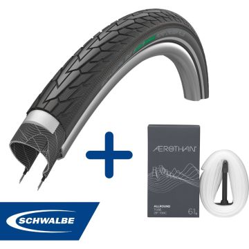 Fietsband - Schwalbe - Buiten- &amp; binnenband - Road Cruiser Plus &amp; SV17E - 28 inch x 1.40 - 2.00 - 40 mm