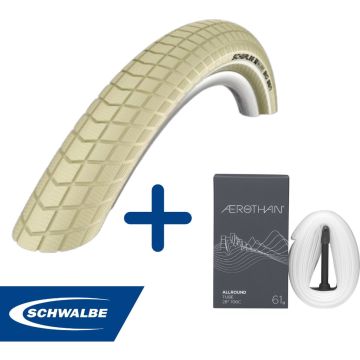 Fietsband - Schwalbe - Buiten- &amp; binnenband - Little Big Ben K-Guard &amp; SV17E - 28 inch x 1.40 - 2.00 - 40 mm