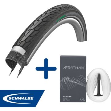 Fietsband - Schwalbe - Buiten- &amp; binnenband - Road Cruiser Plus &amp; SV17E - 28 inch x 1.40 - 2.00 - 40 mm