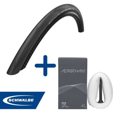 Fietsband - Schwalbe - Buiten- &amp; binnenband - Lugano II &amp; SV20E - 28 inch x 0.90 - 1.10 - 60 mm