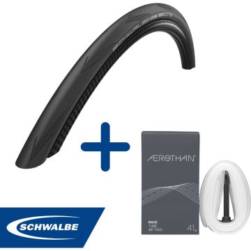 Fietsband - Schwalbe - Buiten- &amp; binnenband - Lugano II &amp; SV20E - 28 inch x 0.90 - 1.10 - 80 mm