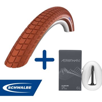 Fietsband - Schwalbe - Buiten- &amp; binnenband - Big Ben K-Guard &amp; SV17E - 28 inch x 1.40 - 2.00 - 40 mm