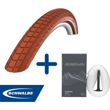 Fietsband - Schwalbe - Buiten- &amp; binnenband - Big Ben K-Guard &amp; SV17E - 28 inch x 1.40 - 2.00 - 60 mm