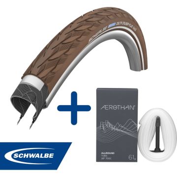 Fietsband - Schwalbe - Buiten- &amp; binnenband - Delta Cruiser Plus &amp; SV17E - 28 inch x 1.40 - 2.00 - 40 mm