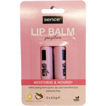 Sence Lippenbalsem Sensitive 2 stuks