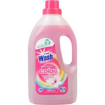 At Home Wash Color Wasmiddel Gel 1,5ltr 42 wasbeurten