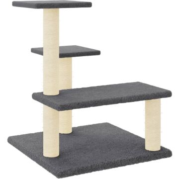 vidaXL-Kattenmeubel-met-sisal-krabpalen-61-cm-donkergrijs