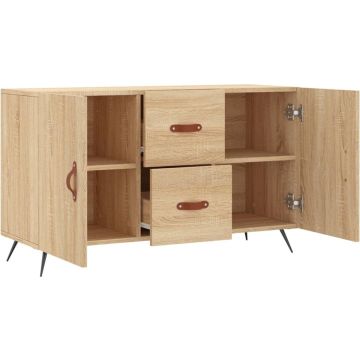 vidaXL Dressoir 100x36x60 cm bewerkt hout sonoma eikenkleurig