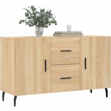 vidaXL Dressoir 100x36x60 cm bewerkt hout sonoma eikenkleurig