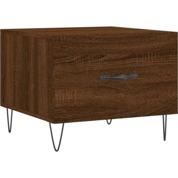 vidaXL-Salontafel-50x50x40-cm-bewerkt-hout-bruin-eikenkleur