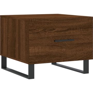 vidaXL-Salontafel-50x50x40-cm-bewerkt-hout-bruin-eikenkleur