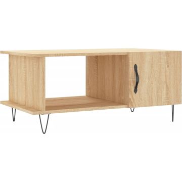 vidaXL-Salontafel-90x50x40-cm-bewerkt-hout-sonoma-eikenkleurig