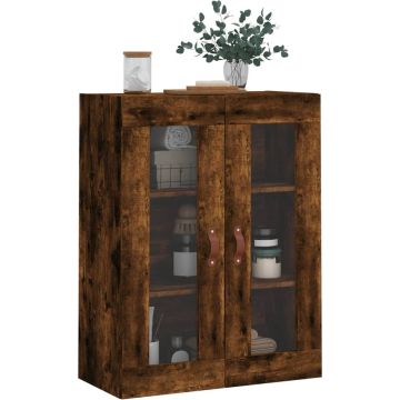 vidaXL Wandkast 69,5x34x90 cm gerookt eikenkleurig