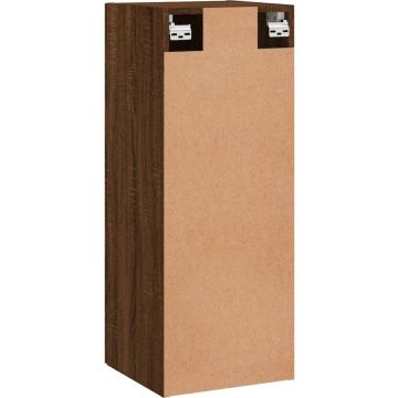 vidaXL Hangkast 34,5x34x90 cm bruineikenkleurig