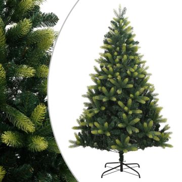 vidaXL-Kunstkerstboom-met-scharnieren-en-standaard-120-cm