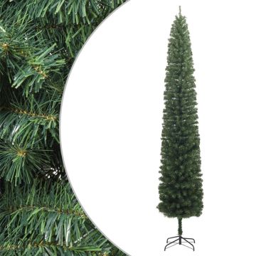 vidaXL-Kunstkerstboom-smal-met-standaard-270-cm-PVC