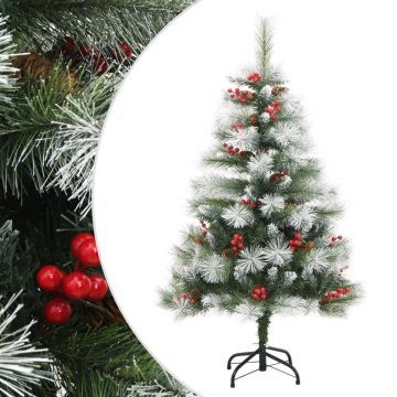 vidaXL-Kunstkerstboom-met-scharnieren-dennenappels-en-bessen-150-cm