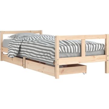 vidaXL-Kinderbedframe-met-lades-80x200-cm-massief-grenenhout