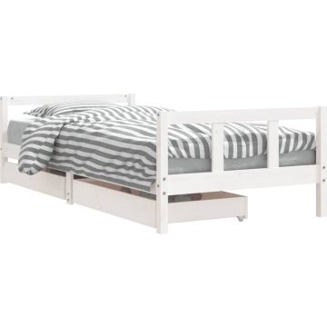 vidaXL-Kinderbedframe-90x200-cm-massief-grenenhout-wit