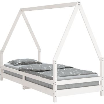 vidaXL-Kinderbedframe-90x200-cm-massief-grenenhout-wit