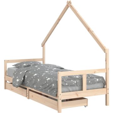 vidaXL-Kinderbedframe-met-lades-80x200-cm-massief-grenenhout