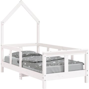 vidaXL-Kinderbedframe-70x140-cm-massief-grenenhout-wit