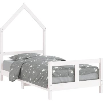 vidaXL-Kinderbedframe-80x160-cm-massief-grenenhout-wit