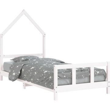 vidaXL-Kinderbedframe-90x190-cm-massief-grenenhout-wit