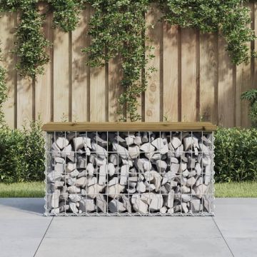 vidaXL-Tuinbank-schanskorfontwerp-83x31,5x42-cm-geïmpregneerd-hout