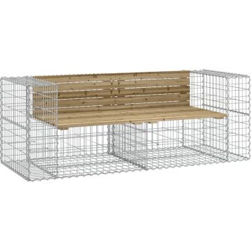 vidaXL-Tuinbank-schanskorfontwerp-184x71x65,5-cm-geïmpregneerd-hout