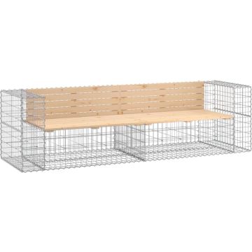 vidaXL-Tuinbank-schanskorfontwerp-244x71x65,5-cm-massief-grenenhout