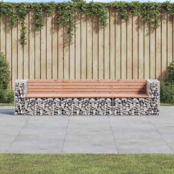 vidaXL Tuinbank schanskorfontwerp 287x71x65,5 cm massief douglashout