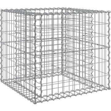 vidaXL-Schanskorf-70x70x65-cm-gegalvaniseerd-ijzer-zilverkleurig