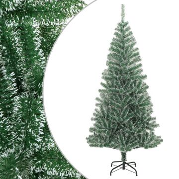 vidaXL-Kunstkerstboom-met-sneeuw-210-cm-groen