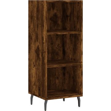 vidaXL-Hoge-kast-34,5x34x180-cm-bewerkt-hout-gerookt-eikenkleurig