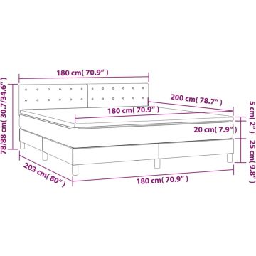 vidaXL-Boxspring-met-matras-fluweel-donkergroen-180x200-cm