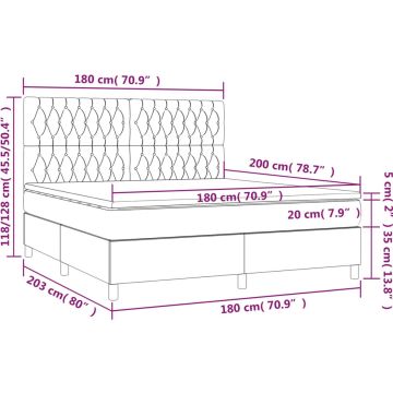 vidaXL-Boxspring-met-matras-stof-crèmekleurig-180x200-cm