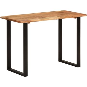 vidaXL Eettafel 110x50x76 cm massief acaciahout