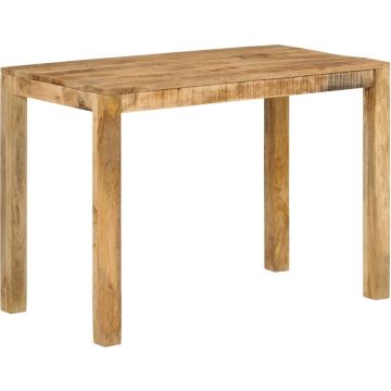 vidaXL Eettafel 110x55x76 cm massief mangohout