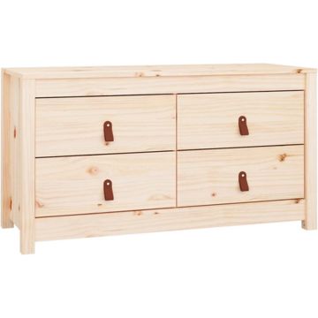 vidaXL Dressoir 100x40x54 cm massief grenenhout