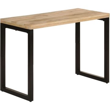 vidaXL Eettafel 110x50x76 cm massief mangohout