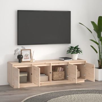 vidaXL Tv-meubel 156x37x45 cm massief grenenhout