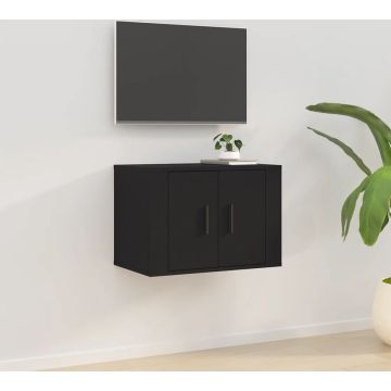 vidaXL Tv-wandmeubel 57x34,5x40 cm zwart