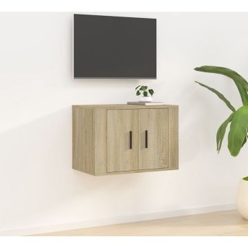 vidaXL Tv-wandmeubel 57x34,5x40 cm sonoma eikenkleurig